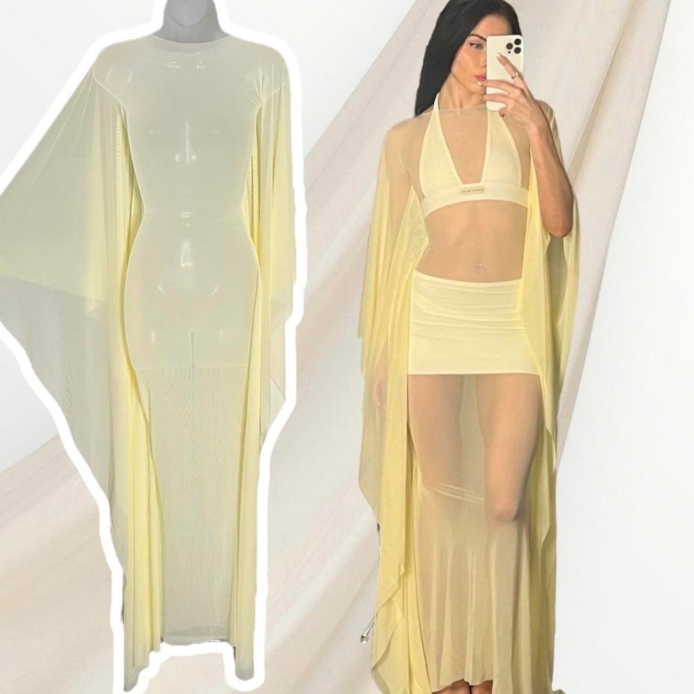 Hand-Made Bodycon Kaftan Dress